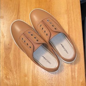 Tan Slip On Sneakers       Wore once